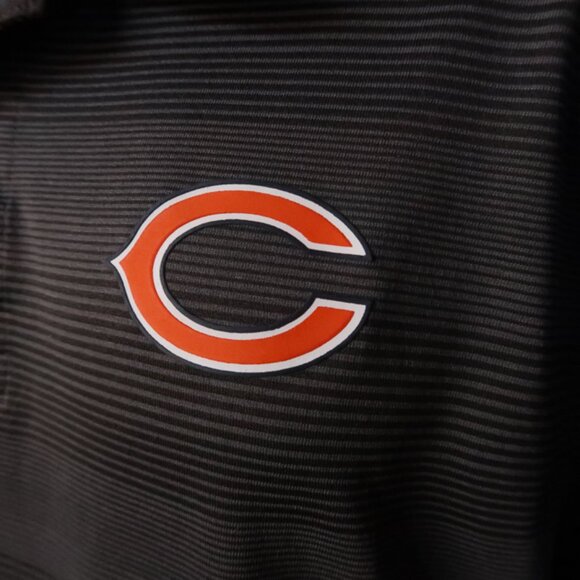 Chicago Bears Nike Dri-Fit Gray Polo (M) NICE! 🏈 - Picture 6 of 8